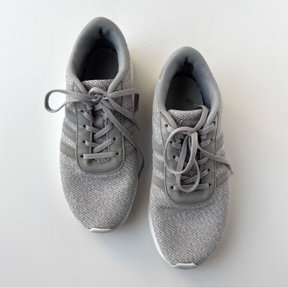 Adidas Gray Sneakers - Lite Racer - Size 6 - Picture 3 of 13